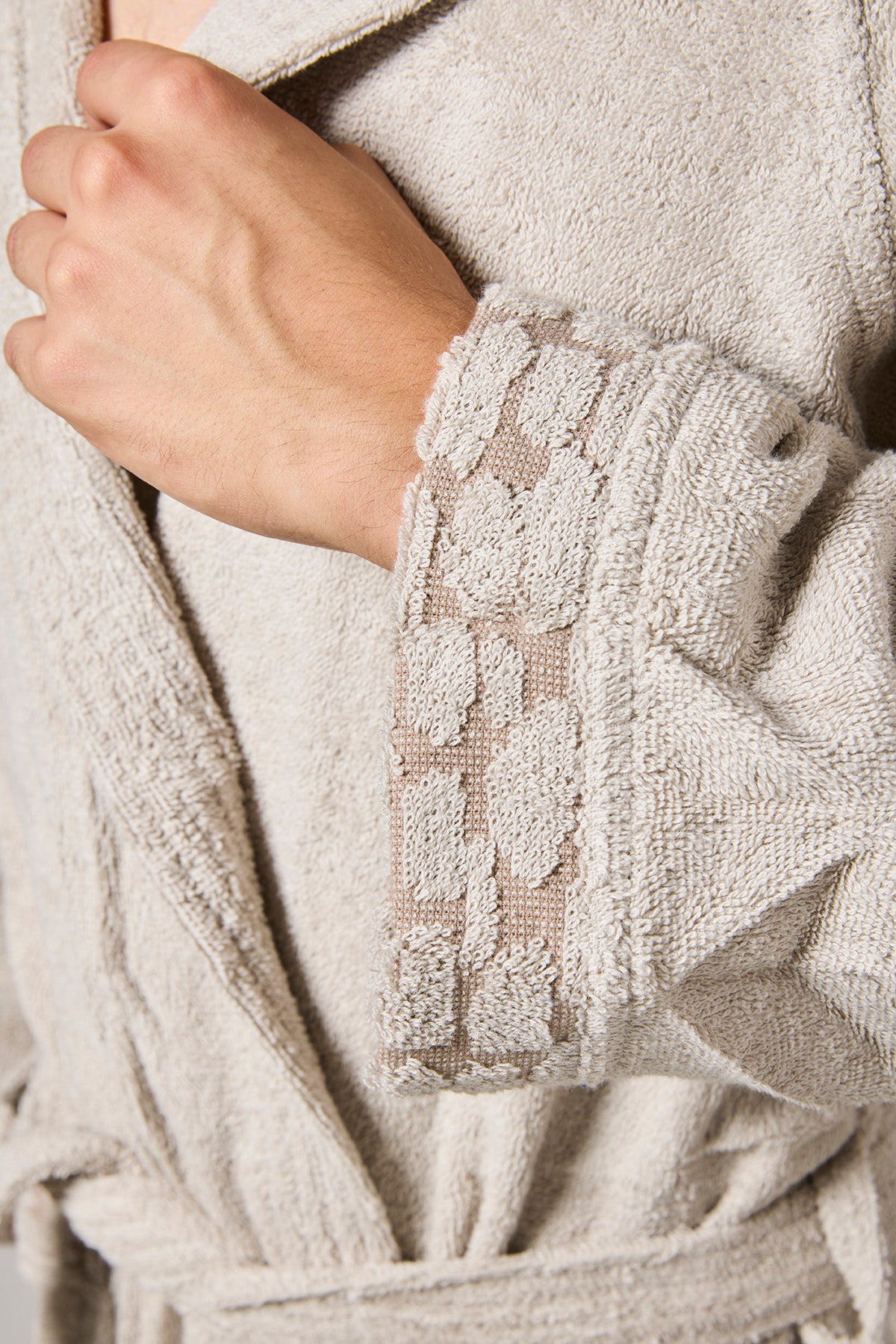 Accappatoio Croco ALV by Alviero Martini – Spugna di Cotone 450 gsm con Cappuccio