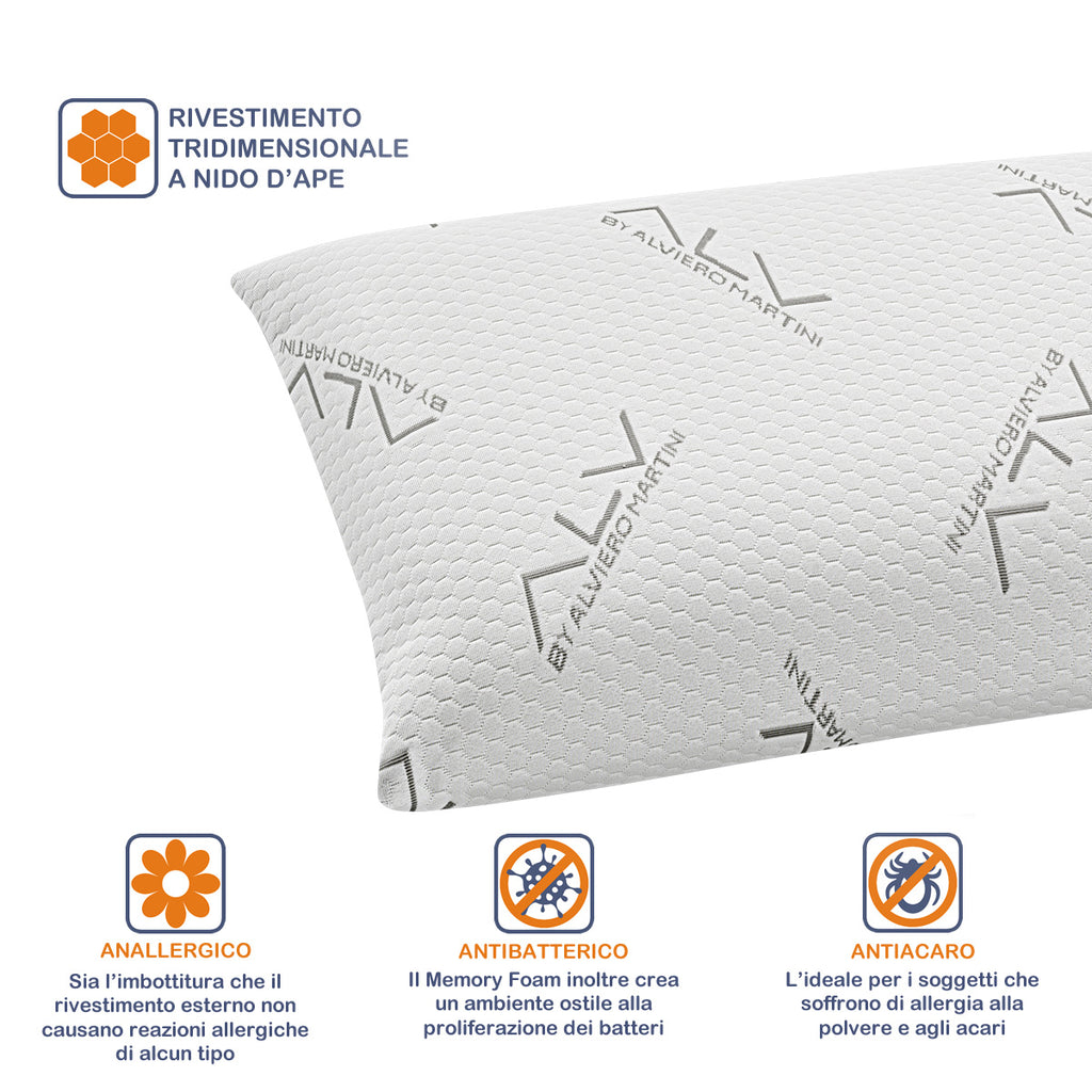 Guanciale Memory foam "ALV by Alviero Martini" Alto