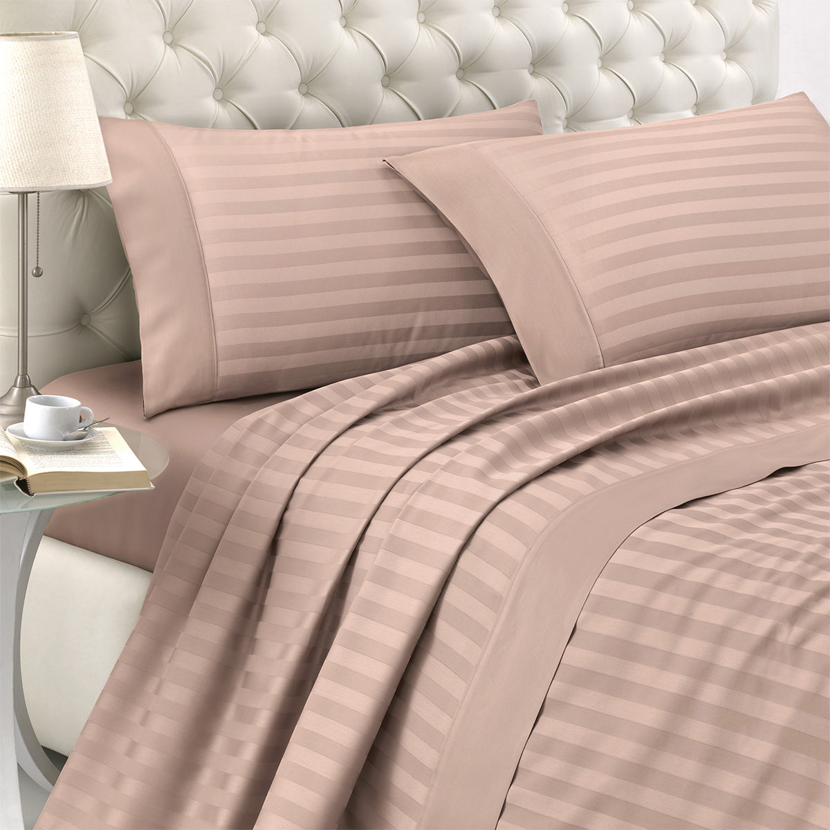 Completo Letto Royal Satin in Raso rigato