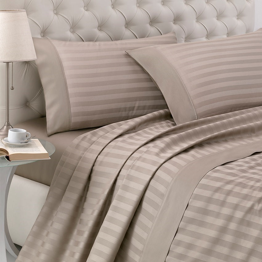 Completo Letto Royal Satin in Raso rigato