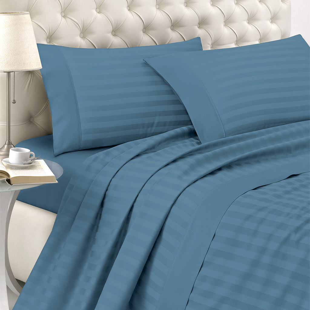 Completo Letto Royal Satin in Raso rigato