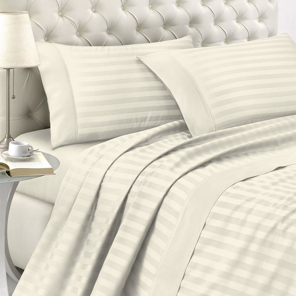 Completo Letto Royal Satin in Raso rigato