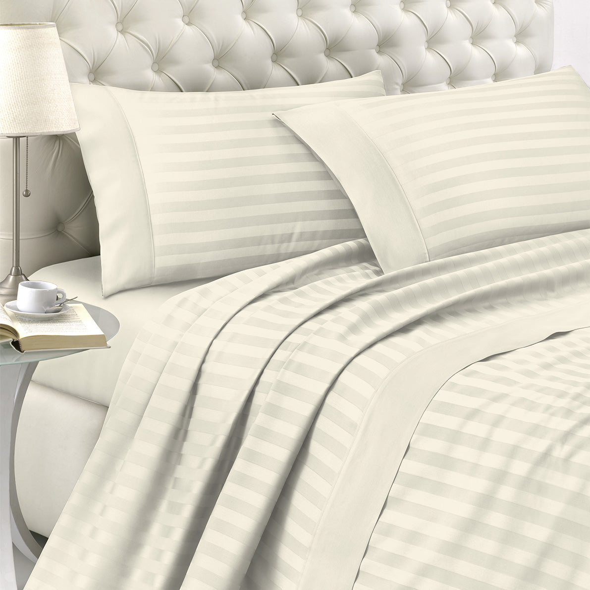 Completo Letto Royal Satin in Raso rigato