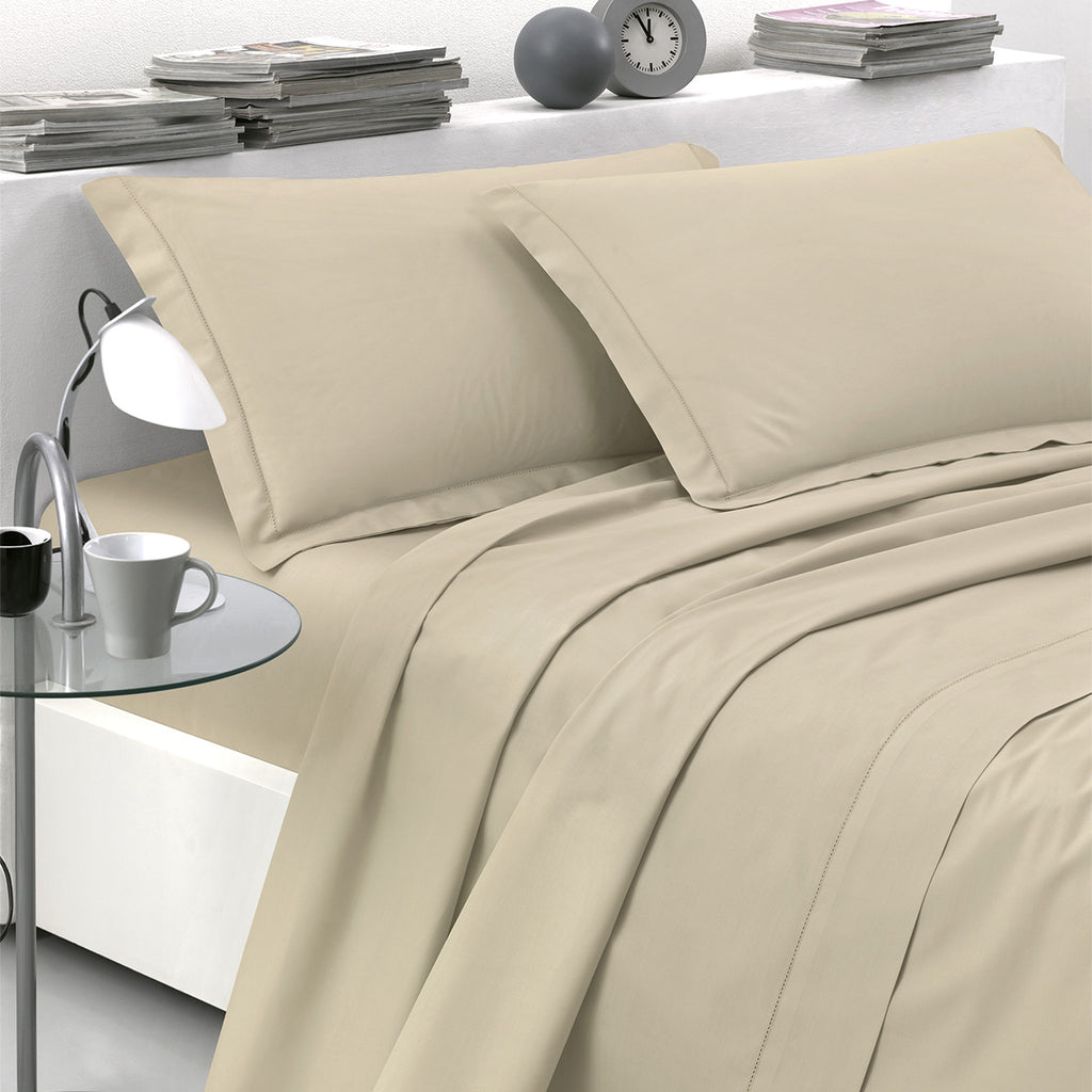 Completo Letto Matrimoniale in Percalle di Cotone – Comfort Luxury e Misura Maxi
