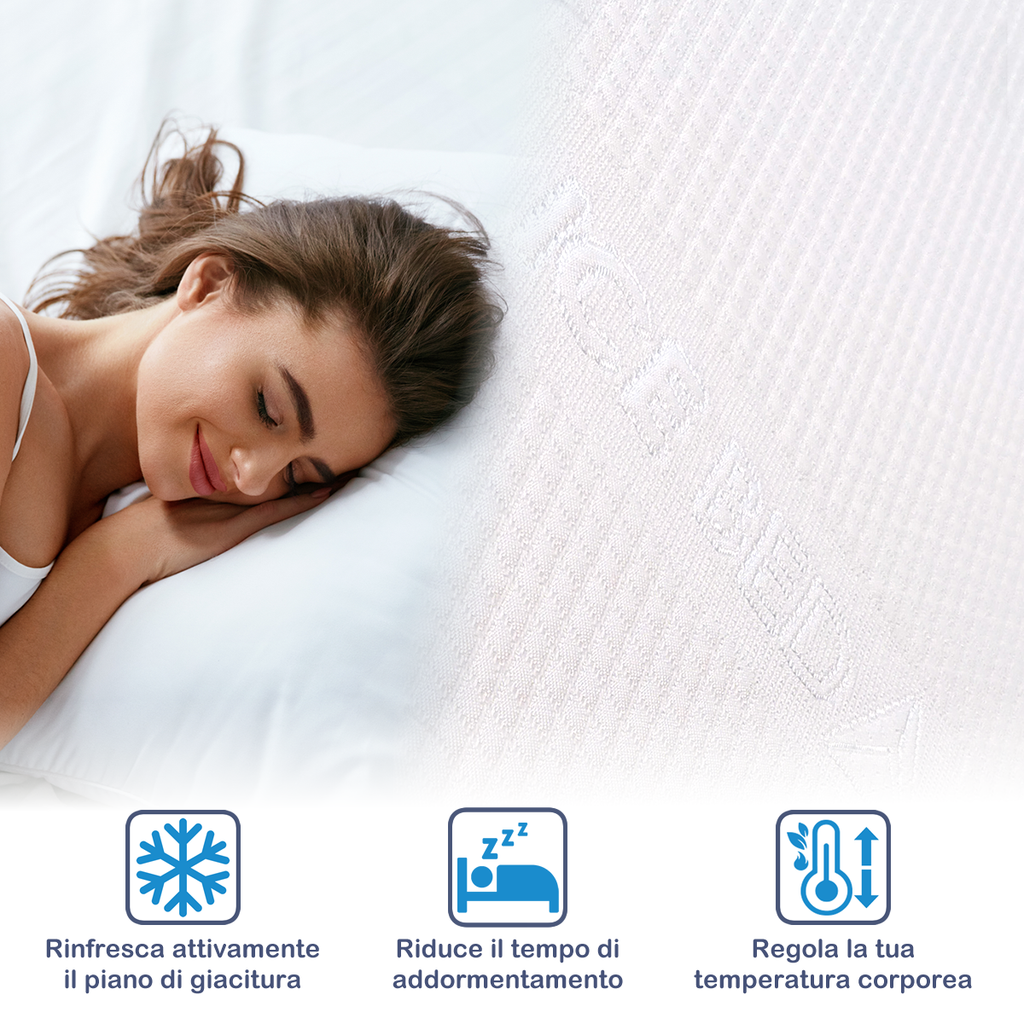 Coprimaterasso Tecnico Ice Bed Effetto Ghiaccio