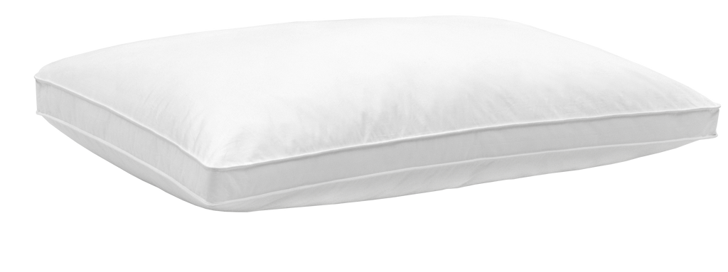 Guanciale Noemi Alto in Microsfere con Rivestimento in Percalle