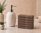 Set 6 Lavette ALV by Alviero Martini 33x33 cm in Spugna di Cotone
