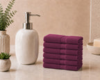Set 6 Lavette ALV by Alviero Martini 33x33 cm in Spugna di Cotone