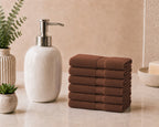Set 6 Lavette ALV by Alviero Martini 33x33 cm in Spugna di Cotone