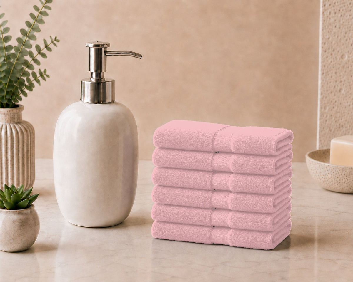 Set 6 Lavette ALV by Alviero Martini 33x33 cm in Spugna di Cotone