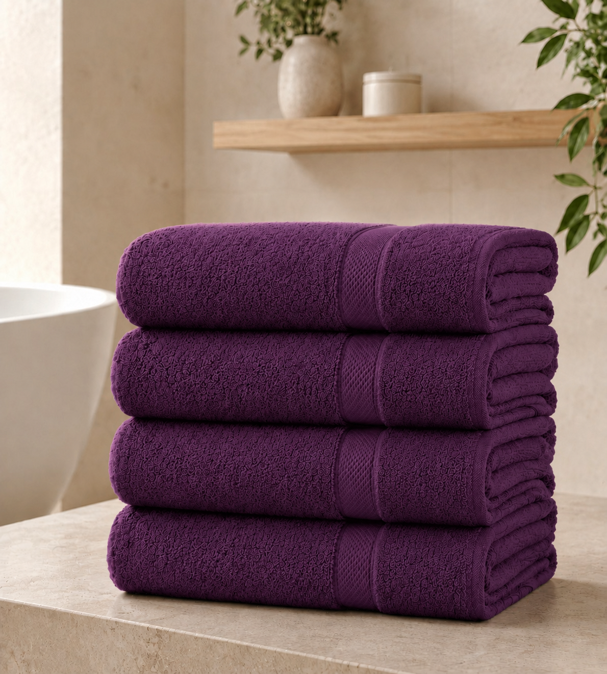 Set 4 Teli Bagno 100x150 cm ALV by Alviero Martini – Morbidezza, Eleganza e Qualità
