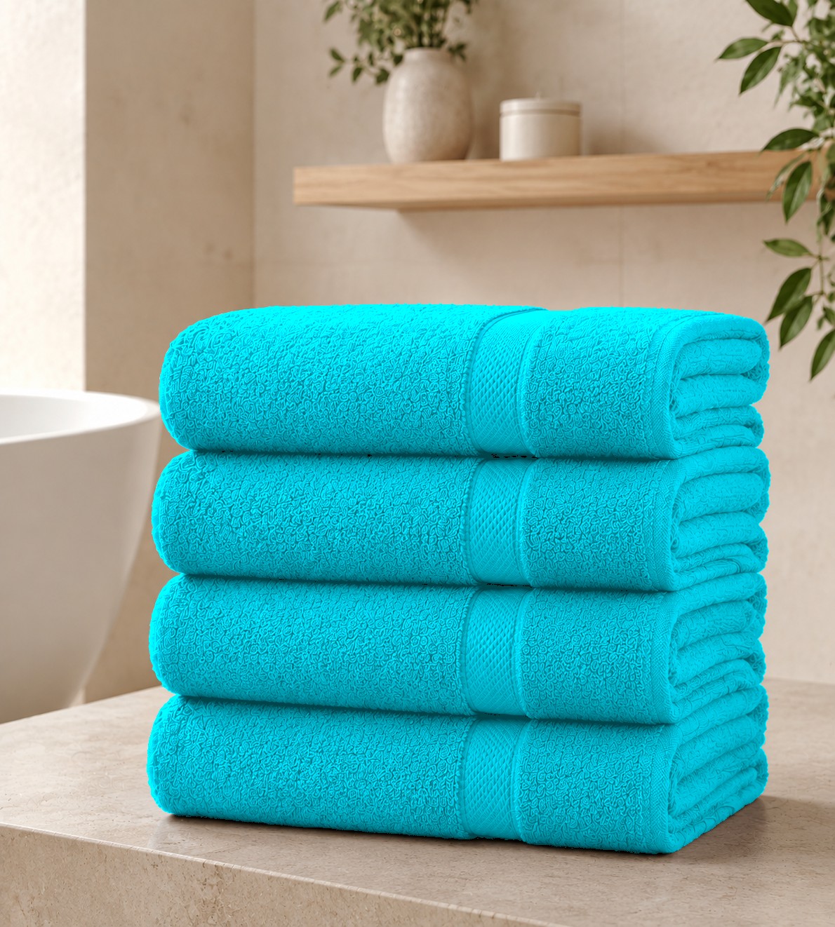 Set 4 Teli Bagno 100x150 cm ALV by Alviero Martini – Morbidezza, Eleganza e Qualità