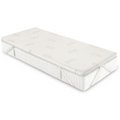 Topper Adele in Memory Foam Alto 5 cm con Rivestimento Silver