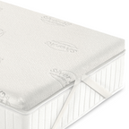 Topper Adele in Memory Foam Alto 5 cm con Rivestimento Silver