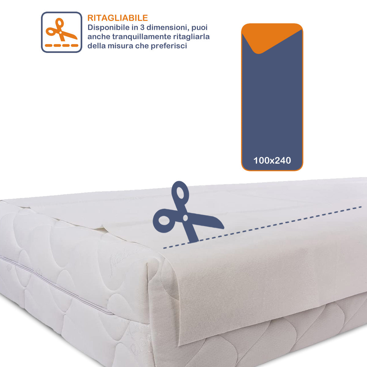 Traversa Impermeabile Lavabile in Poliestere e PVC – Varie Misure
