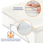 Topper Bed Giulia in Memory Foam