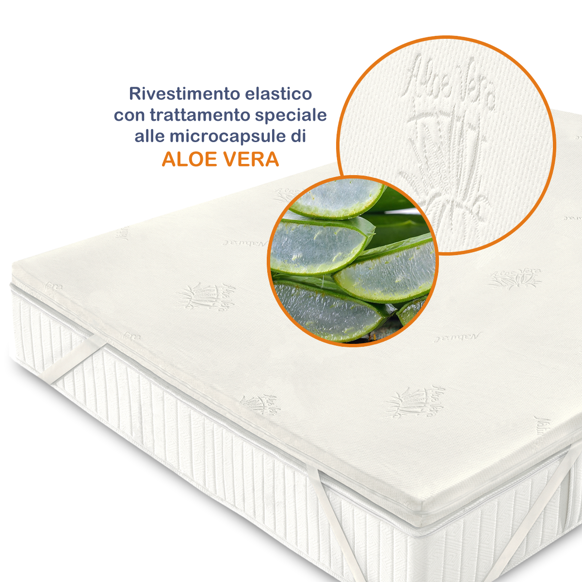 Topper Bed Giulia in Memory Foam
