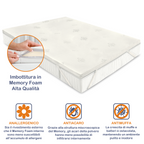 Topper Bed Giulia in Memory Foam