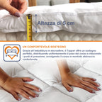 Topper bed Rebecca in Microsfere